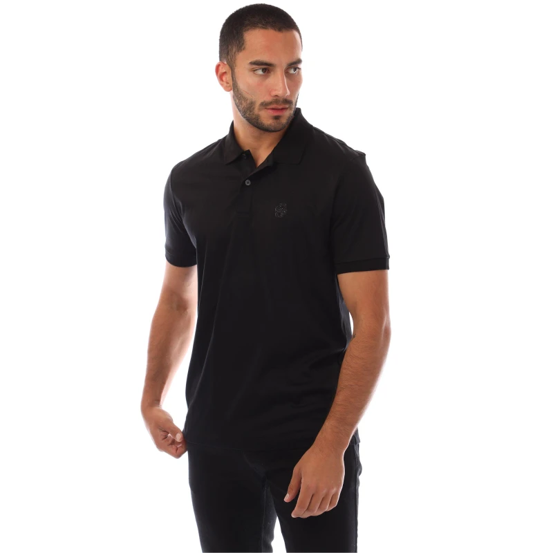 Image of Boss Mens Parlay 1895 Short Sleeve Polo Shirt Black male S