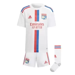 Image of adidas Olympique Lyonnais 22/23 Home Mini Kit Kids - White