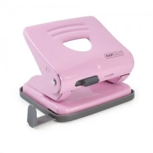 Image of Rapesco 825 2 Hole Metal Punch (25 Sheets) (Candy Pink)