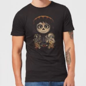 Image of Coco Miguel Face Poster Mens T-Shirt - Black