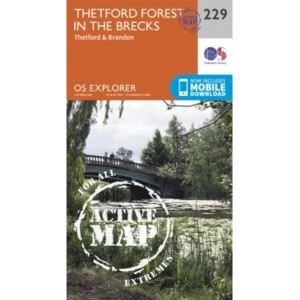 Image of Thetford Forest in the Brecks by Ordnance Survey (Sheet map, folded, 2015)