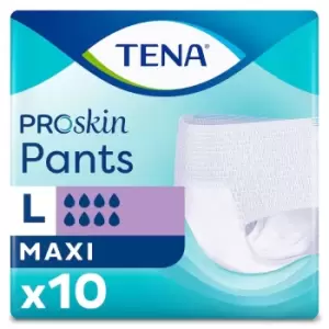 Image of Tena Pants Maxi Diapers Size L 10 Pants