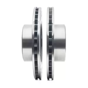 Image of RIDEX Brake disc Front Axle 82B0848 Brake rotor,Brake discs MERCEDES-BENZ,S-Klasse Limousine (W220),S-Klasse Coupe (C215)