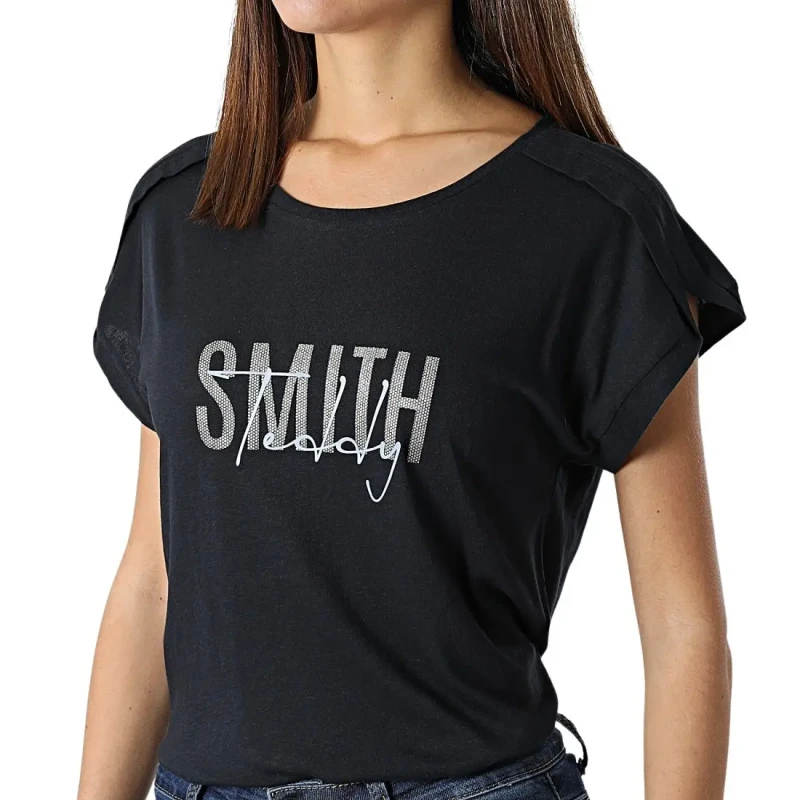 Image of Teddy smith Womens T-Shirt Teddy Smith Tabla Bleu Female XS