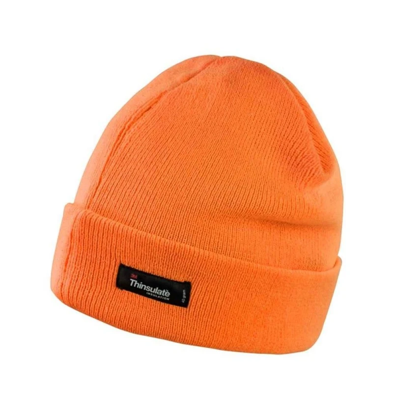 Image of Result Result Men Thinsulate Winter Hat in Orange Orange One Size Male 5063470914265