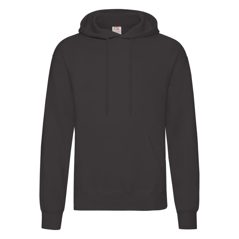 Image of Fruit Of The Loom Classic womens Hoodies in Black