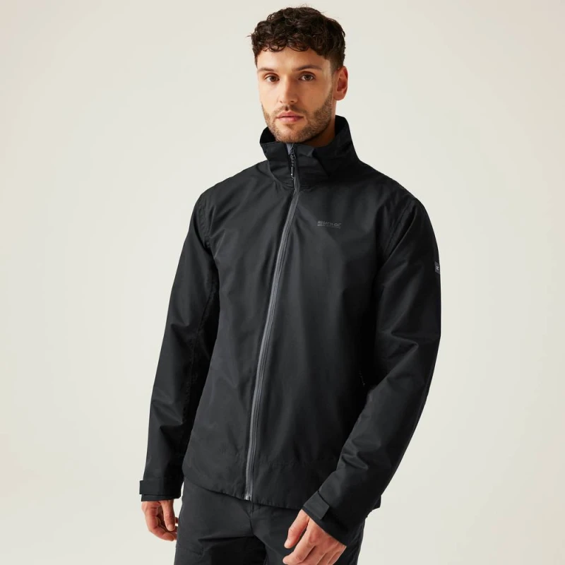 Image of Waterproof jacket Regatta Oakhowe Noir Male 2XL