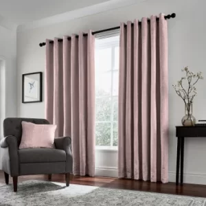 Image of Helena Springfield Roma Lined Curtains 66" x 54", Rose