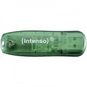 Image of Intenso Rainbow Line USB stick 8GB Green 3502460 USB 2.0