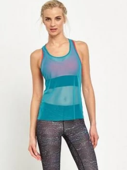 Image of New Balance Mesh Tank Turquoise Size M Women