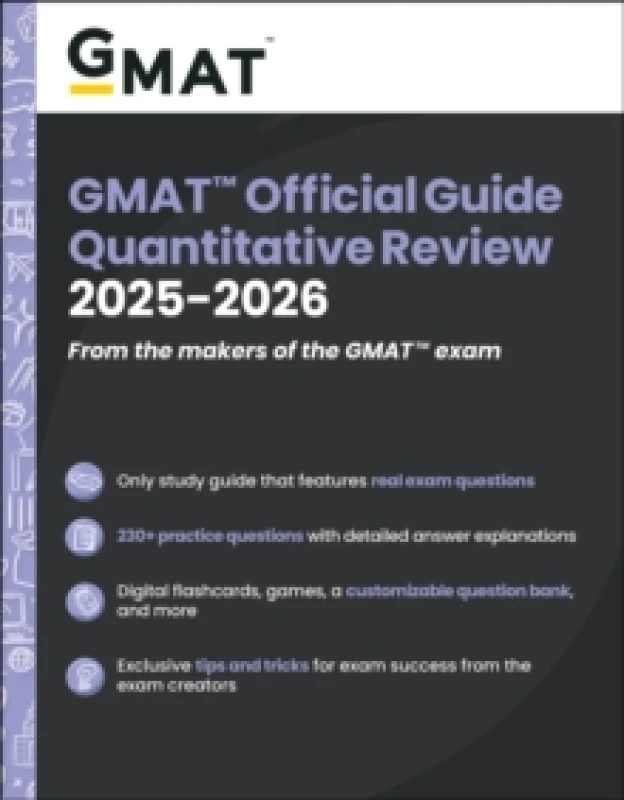 Image of GMAT Official Guide Quantitative Review 2025-2026 : Book + Online Question Bank Paperback / softback