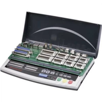 Image of Cable tester VOLTCRAFT CT-7 Suitable for 9-pin, 15-pin, 25-pin SUB-D, 15-pin SUB-HD, Centronics, USB A + B, IEEE 1394, BNC, RJ-45, PS/2, 5-pin DIN, SA