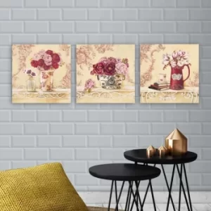 Image of drprc5004 Multicolor Decorative Canvas Painting (3 Pieces)