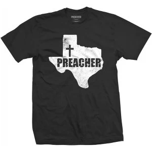 Image of Preacher Texas State Mens Large T-Shirt - Black