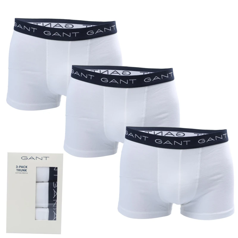 Image of Gant 3 Pack of Trunks White male XL