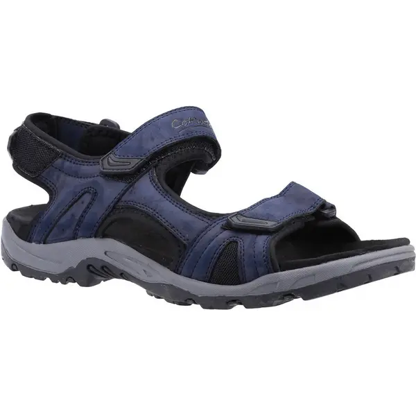 Image of Cotswold Mens Shilton Lightweight Summer Walking Sandals UK Size 9 (EU 43) NAVY COT732-NAVY-9
