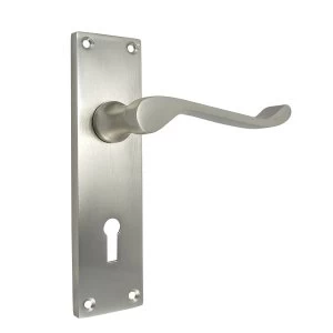 Image of Select Hardware 150mm Scroll Lock - Satin Chrome