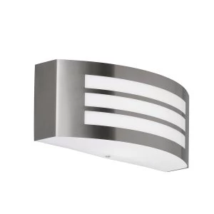 Image of Wofi Kasan Wall Lamp Triple Design - Brushed Stainless Steel