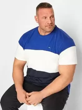 Image of BadRhino Cut & Sew T-Shirt - Multi, Size 2XL, Men