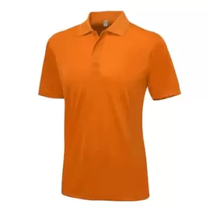 Image of AWDis Just Cool Mens Smooth Short Sleeve Polo Shirt (M) (Orange Crush)