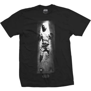 Image of Star Wars - Han in Carbonite Unisex Medium T-Shirt - Black