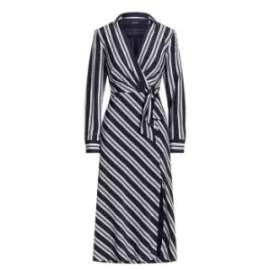Image of Lauren by Ralph Lauren LRL Diamin Wrap Dress - Blue