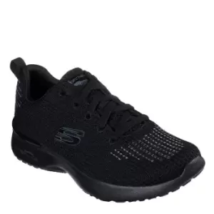 Image of Skechers Knit Lace-Up W Air-Cool - Black