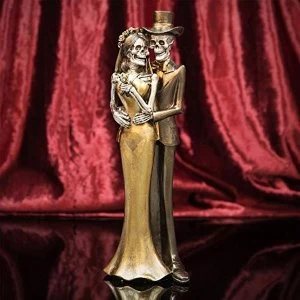 Image of Day Of The Dead - Newlywed Couple Standing Figurine - 32cm