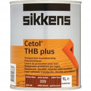 Image of Sikkens Cetol THB Plus Translucent Woodstain Dark Oak 1l