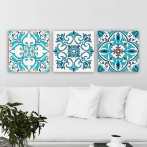 Image of P533542392 Multicolor Decorative Canvas Painting (3 Pieces)