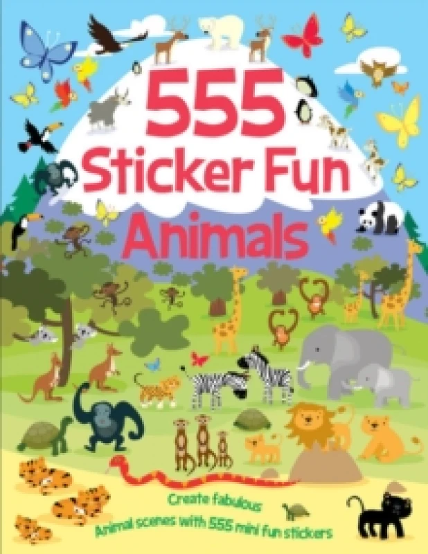 Image of 555 Sticker Fun - Animals Activity Book Paperback / softback