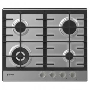 Image of Hoover HHG6BF4MX 4 Burner Gas Hob