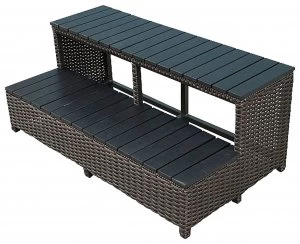 Image of Canadian Spa Wicker Spa Step 96"