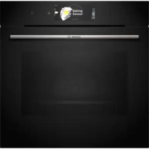 Image of Bosch Serie 8 HBG7784B1 Built In Electric Single Oven - Black - A+ Rated