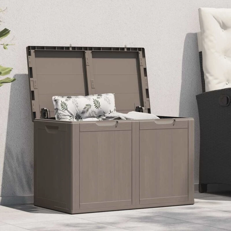 Image of VIDAXL Vidaxl - Garden Storage Box 180L Brown pp Rattan 8720286768006