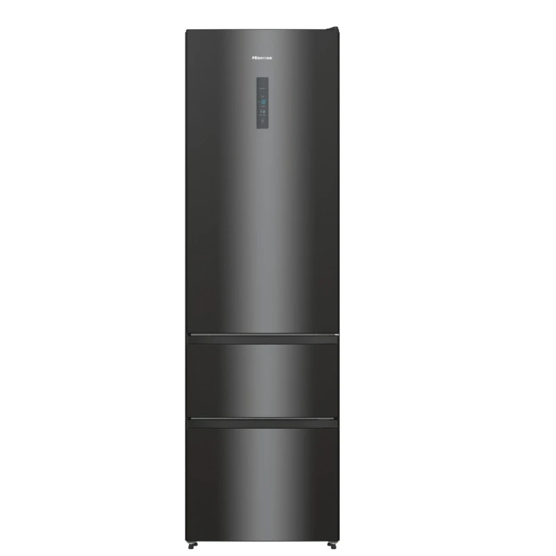 Image of Hisense 378 Litre 70/30 Freestanding Fridge Freezer - Black RM469N4AFEUK Black