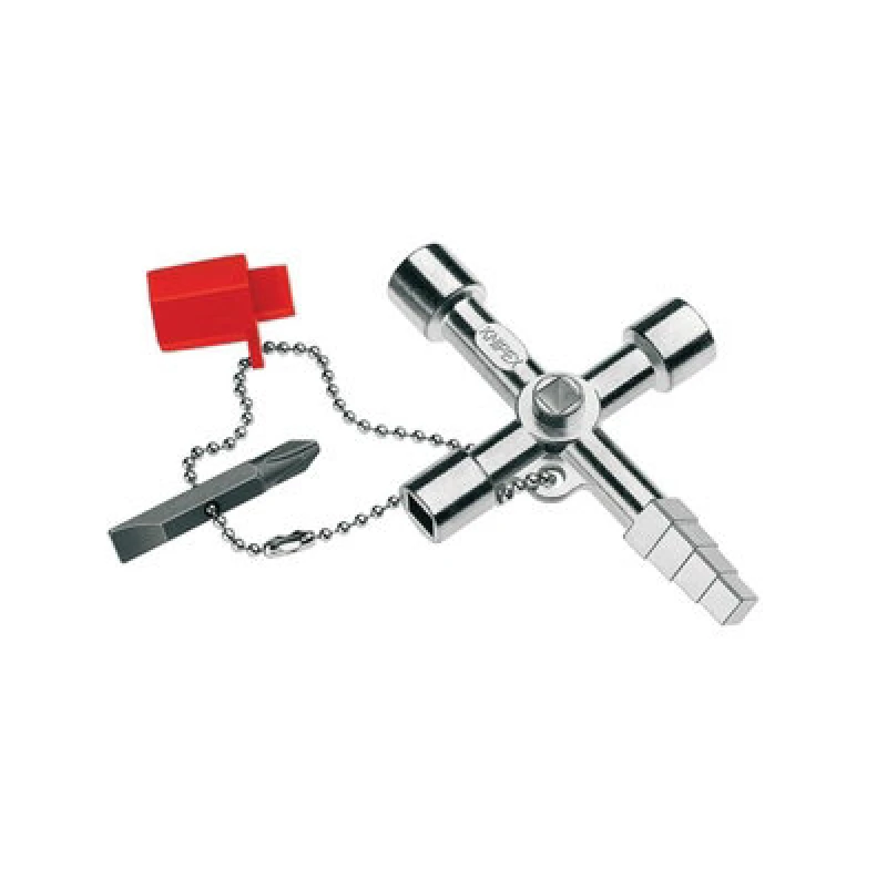 Image of Knipex Profi-Key 11 Way Cabinet Control Key Multi Colour (One Size)