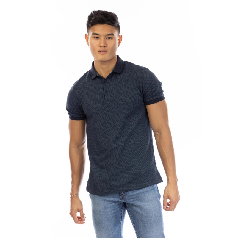 Image of Peter Werth Cosway Short Sleeve Polo Shirt Navy male Small