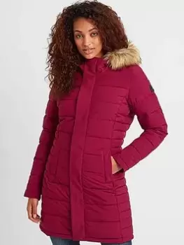 Image of TOG24 Firbeck Polyfill Jacket, Light Red, Size 14, Women