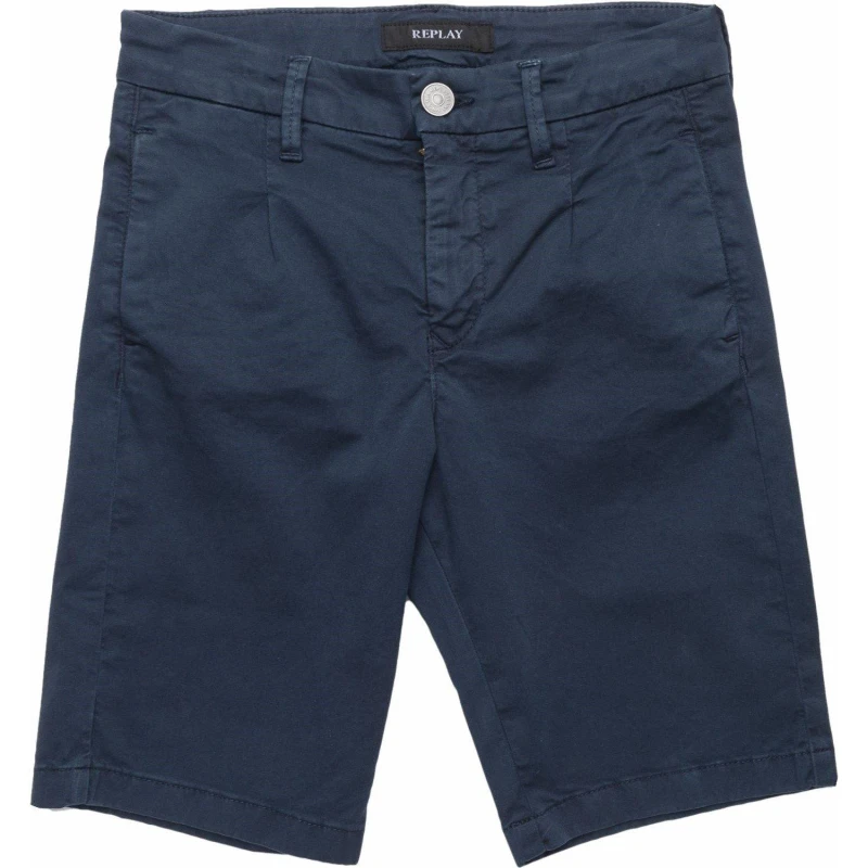 Image of Replay Kids Stretch Board Shorts Navy male 16Y