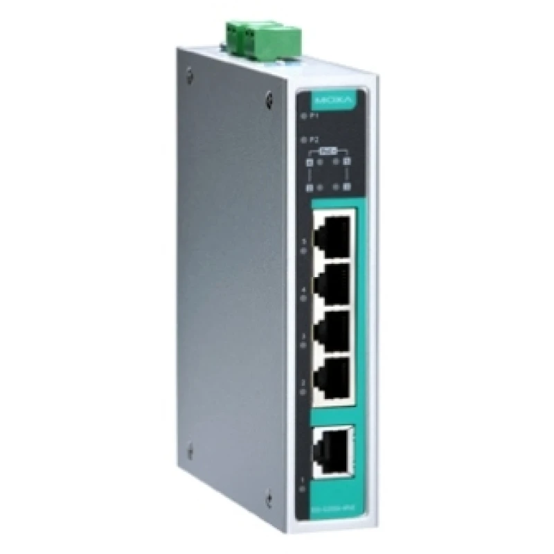 Image of Moxa EDS-G205A-4POE-T network switch Unmanaged Gigabit Ethernet (10/10