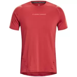 Image of Under Armour Armour Fitted T-Shirt Mens - Red