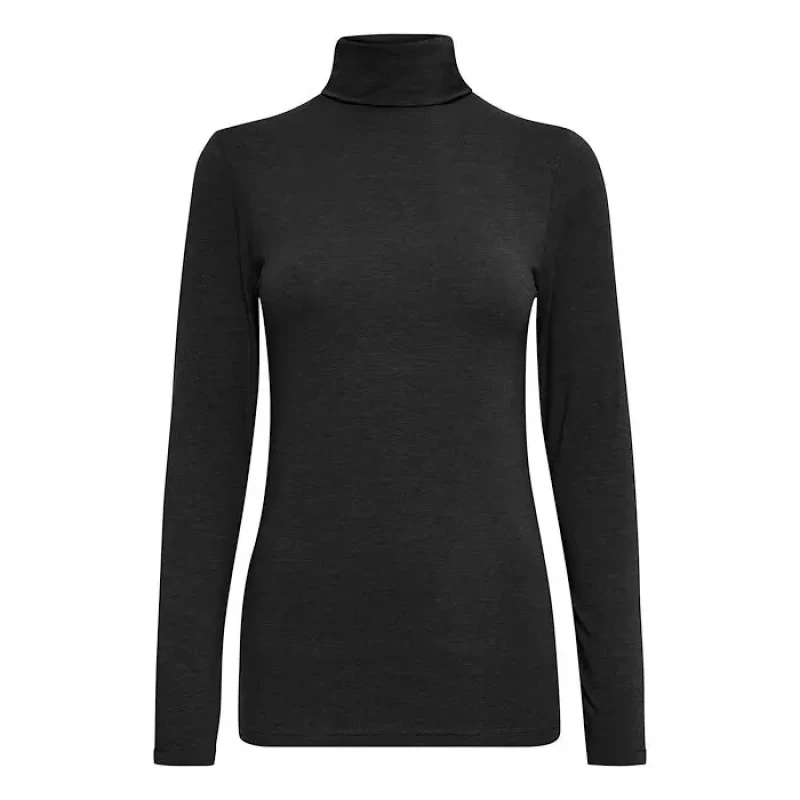 Image of b.Young Womens turtleneck T-Shirt b.young pamila Noir Female L