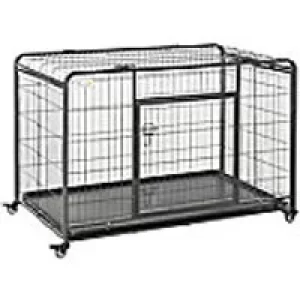 Image of PawHut Dog Cage D02-052V02 810 x 1250 x 760 mm Grey