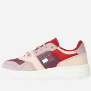 Image of Tommy Jeans Low Basket Leather Trainers - UK 7