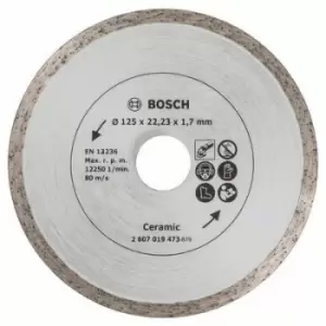 Image of Bosch 2607019473 125mm DIAMOND BLADE TILE CUTTING DISC- you get 5