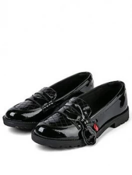 Image of Kickers Lachly Quilted Loafer - Black