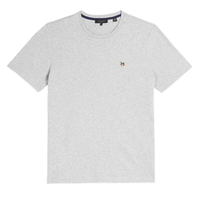Image of Ted Baker Oxford T-Shirt - Grey Grey XS
