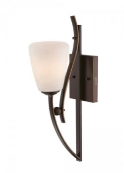 Image of 1 Light Wall Light Palladian Bronze, E27