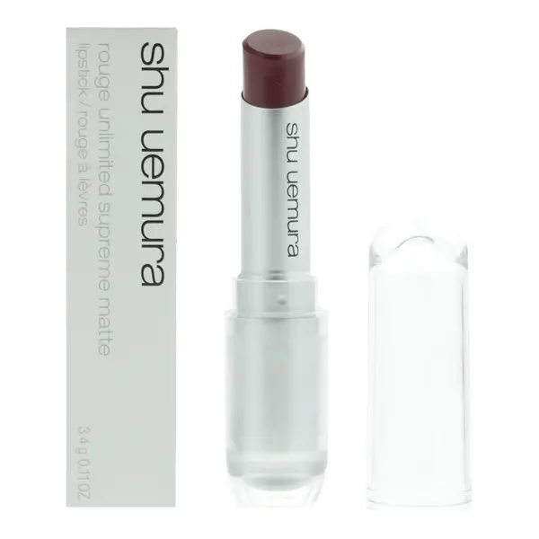 Image of Shu Uemura Rouge Unlimited Supreme Matte M Wn 285 Wine Lipstick Gloss 3.4g